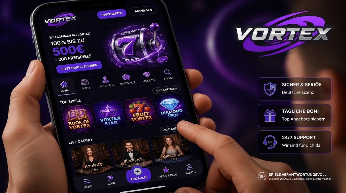 Mobile Casino auf dem Smartphone, lesbare Schrift und einfache Navigation